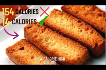 How to make cake rusk-low calorie cake rusk-low calorie biscotti in low calorie breakfast