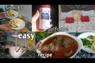 Quick nehari recipe || Stay at home mom of 4 kids || healthy snacks @Happy Homemaker