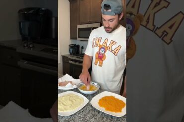 Delicious High Protein Low Calorie Chicken Strips: How To Make THEM At Home! #shorts