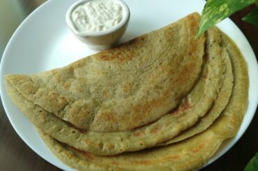 Multigrain Dosa II Protein Rich Breakfast Recipe II Healthy Breakfast or Dinner II Jisha's Flavours