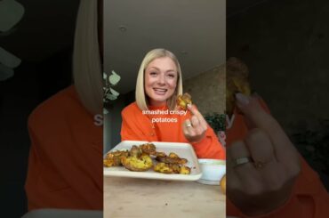 smashed CRUNCHY potatoes aka my new fav healthy obsession