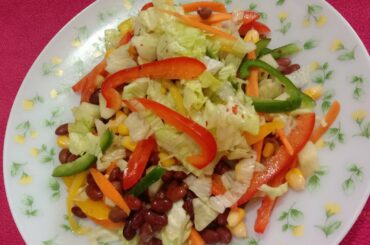 RED KIDNEY BEANS SALAD#HEALTHY SALAD#RAJMA BEANS SALAD I WEIGHT LOSE RECIPE I ANU'S KITCHEN RECIPE
