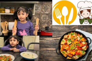 Stir-Fried Chicken with Vegetables! Easy, Delicious, and Healthy Recipes with Parishay and Mommy.