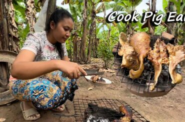How to cook pig ears , yummy and healthy recipes @Sakhorn Home