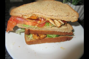 The BEST Chicken Sandwich! FAST, EASY, AND HEALTHY! Perfect for diet and weight loss