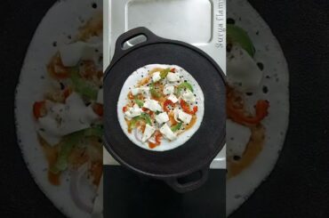 Pizza Dosa | Different dosa varieties | Healthy breakfast recipes | Healthy breakfast ideas #shorts