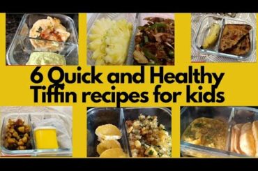 6 Quick & Healthy Tiffin for Kids | 6 Tiffin recipes By Kripa | Lunch box Recipes| live simply
