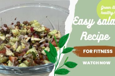 Easy Salad Recipe | Green& Healthy | weight loss| #funlifewithmilli