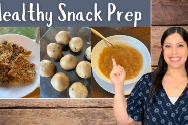 Healthy Snack Prep (Testing 3 new healthy recipes!)