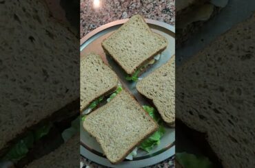 Mazaidaar Kabab Sandwich - Healthy Brown Bread sandwich recipe #potatocutlets #viral #short #videos