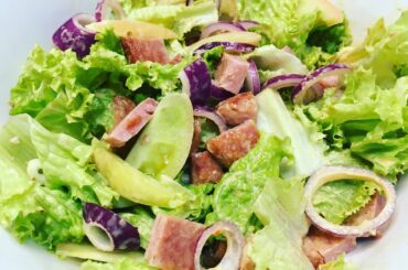 Salad | Healthy Salad with Spam Lite | Healthy Spam Lite Salad Recipe | Healthy Salad Recipe