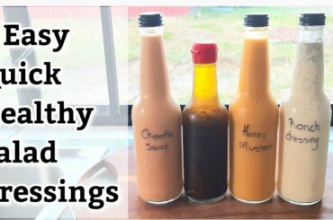 4 Healthy Salad Dressing Recipes You Must Try!