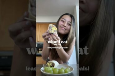 what I eat in a day (easy & healthy weeknight meals!)