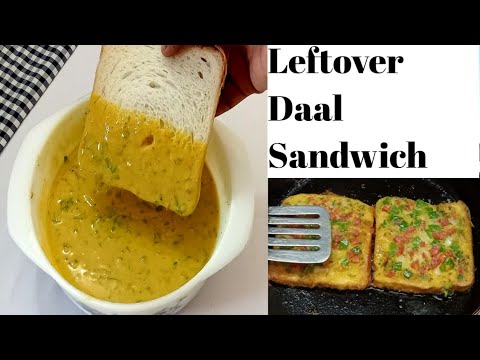 How to Make Leftover Daal Sandwich|Quick & Easy Breakfast Recipe|Veg Sandwich How to Make Leftover Daal Sandwich|Quick & Easy Breakfast Recipe|Veg Sandwich