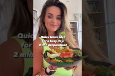 Quick, easy & healthy lunch idea for a busy day - 2 min prep #glutenfree #dairyfree