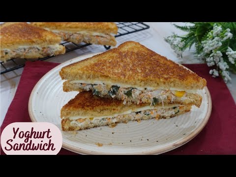Yoghurt Sandwich | Easy Breakfast Sandwich | Healthy Breakfast Recipes Yoghurt Sandwich | Easy Breakfast Sandwich | Healthy Breakfast Recipes