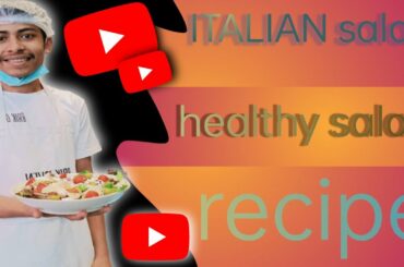 italian salad//italian salad recipe//healthy salad recipes