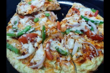 10 Minutes Pizza | Tasty And Healthy Bread Egg Pizza |#easysnacksrecipe #simple|Rama's Yummy Kitchen