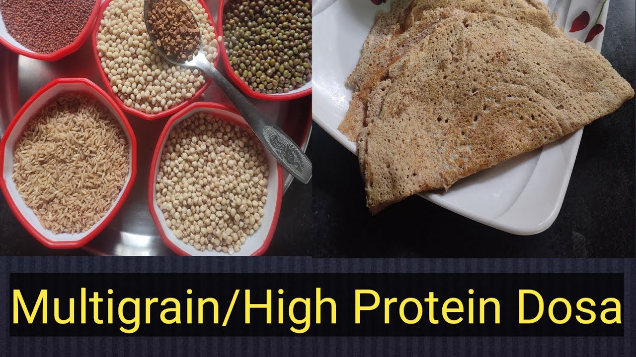 Multigrain Dosa||High Protein Dosa Recipe||Healthy Breakfast Recipe||MounikaRam…. Multigrain Dosa||High Protein Dosa Recipe||Healthy Breakfast Recipe||MounikaRam....