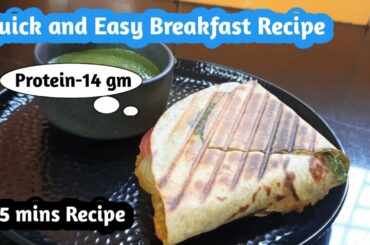 Healthy breakfast recipe | High protein breafast | Easy recipe for weight loss
