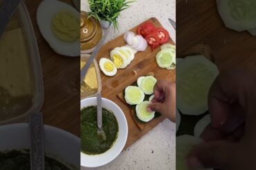 BOILED EGG SANDWICH | EGG SANDWICH | HEALTHY SANDWICH