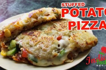 Healthy Breakfast Recipe || Stuffed Potato Pizza Prantha @Indian Tadka Recipes