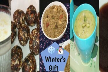 Winter Healthy Recipes/Panjiri & Khajoor Laddu/Gond/Mash dal & Nuts Hareera Recipes/Winter Special