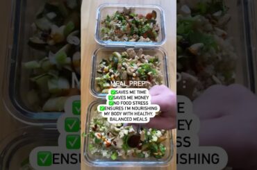 Why as a dietitian I meal-prep?