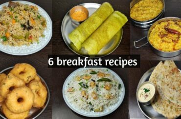 6 easy breakfast recipes /healthy breakfast