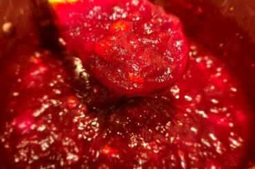 The BEST Cranberry Sauce Recipe!!! (Great Thanksgiving Side!!)