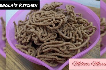 Millets murukku|Healthy snack recipe in Tamil|Kenola's snack recipe