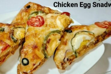 Most Popular Bakery Style Chicken Egg Sandwiches Recipe By Mirch Masala Fusion #trending #viral