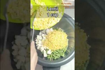 Quick Lunch/Dinner in Rice Cooker || Vegetable Rice || My Healthy Dining || Shorts