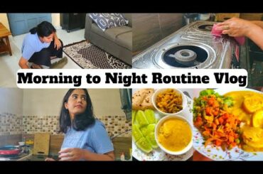 Vlog #82 My Morning to Night routine |Productive Indian Morning Routine |Indian Healthy Lunch Recipe
