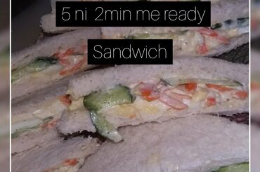 5 ni ab sirf 2 minute me sandwich ready#Healthy for kids|| Anoushey With Mama