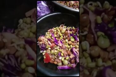 Sprouted bean Salad Healthy recipe #shorts #shortsfeed #short