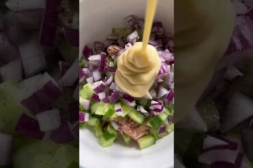 Healthy - Day 18 of testing healthy recipes - tuna salad wrap #short #shorts