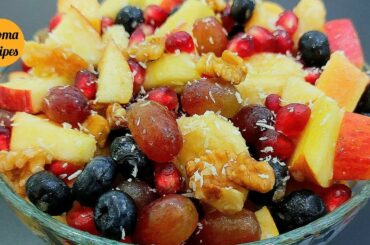 High Energy Salad | Simple and Healthy Winter Fruit Salad Recipe | Aroma Recipes