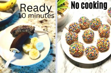 Two Healthy Snacks for Toddlers and Preschoolers || Kids Healthy Snacks Recipes Quick & Easy