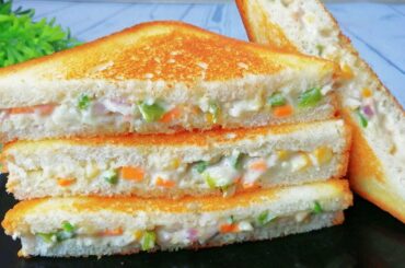 10 Min Sandwich | Easy & Quick Sandwich | Veg Sandwich | Healthy Breakfast Recipe | Cooking