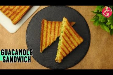 Avocado Sandwich | Guacamole Sandwich | Sandwich Recipes | Easy Breakfast Recipe | Healthy Breakfast