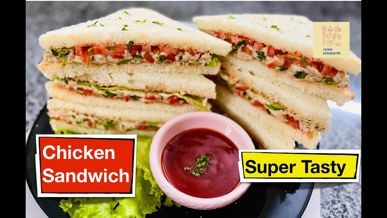Chicken Sandwich Recipe | Healthy Lunch Box Ideas #cosmickitchenette #chickensandwitchrecipe Chicken Sandwich Recipe | Healthy Lunch Box Ideas #cosmickitchenette #chickensandwitchrecipe