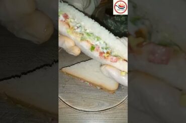 Vegetable Sandwich Recipe | Yummy and Healthy | #foodcabin #shorts #eathealthy #vegan #sandwich