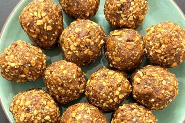 Dry Fruit Laddu Recipe - No Ghee/Oil - No Sugar - Healthy Energy Balls - Energy Laddu