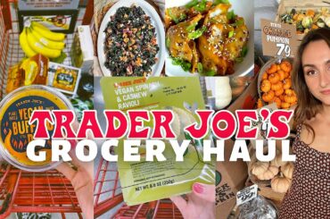 NEW Trader Joe's Grocery Haul + EASY MEAL IDEAS!