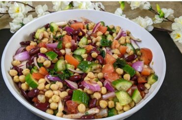 Healthy Chickpeas Recipe | Chickpea Salad Recipe | High Protein Meals | Weight Loss | Cook With Sami