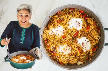 Delicious VEG AND EGG NOODLES ready in 30 minutes | 30 minute healthy meals | Food with Chetna