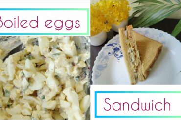 HEALTHY BREAKFAST RECIPE//EGG SANDWICH//DIET SANDWICH//QUICK AND EASY//NO BUTTER NO CHEESE SANDWICH