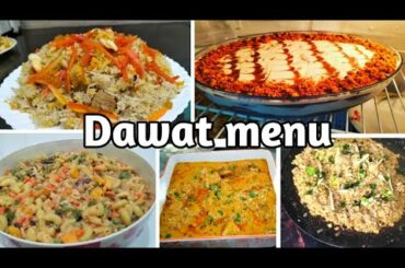special Dawat recipes | Dawat complete menu | lunch or dinner Dawat recipes @Healthy Taste