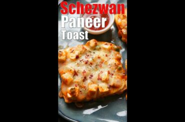 schezwan paneer toast recipe #shorts #tarladalal #food #foodshorts #unlimitedfood